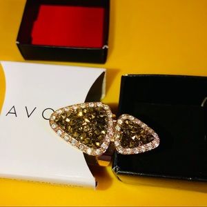 ✅Offer Now✅ AVON PAVE PEAR SHAPED Black diamond